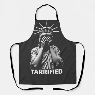 Statue Liberty New York America Tarrified  Apron