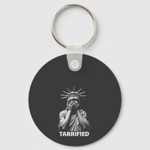 Statue Liberty New York America Tarrified Key Ring