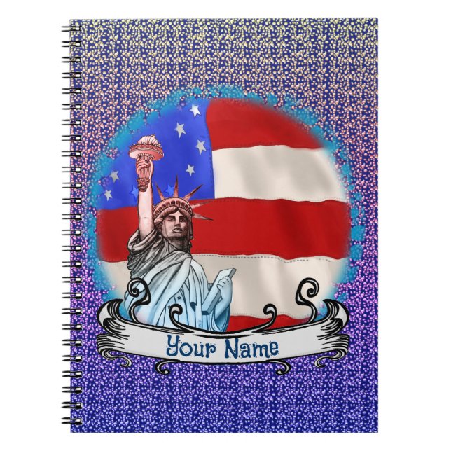 Statue Liberty  Notebook (Front)