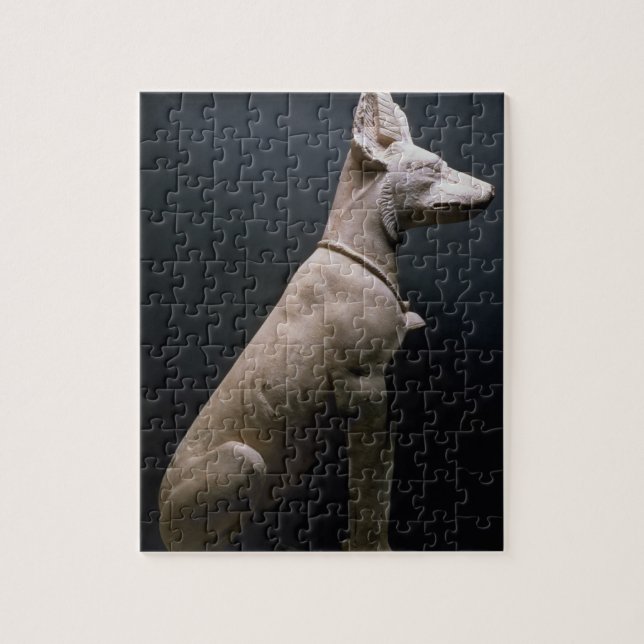 Statue of a Dog, Mesopotamia, c.5000-1000 BC (lime Jigsaw Puzzle (Vertical)