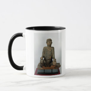 Statue of a seated man, Mbembe, Nigeria Mug