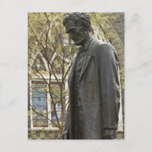 Statue of Abraham Lincoln, Portland, Oregon Postcard