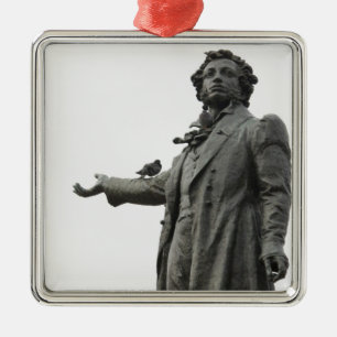 Statue of Alexander Pushkin, Saint Petersburg Metal Tree Decoration