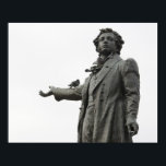 Statue of Alexander Pushkin, Saint Petersburg Poster<br><div class="desc">Keren Su\\COPYRIGHT Keren Su / DanitaDelimont.com | Statue of Alexander Pushkin,  Saint Petersburg,  Russia | AssetID: EU26 KSU0037</div>