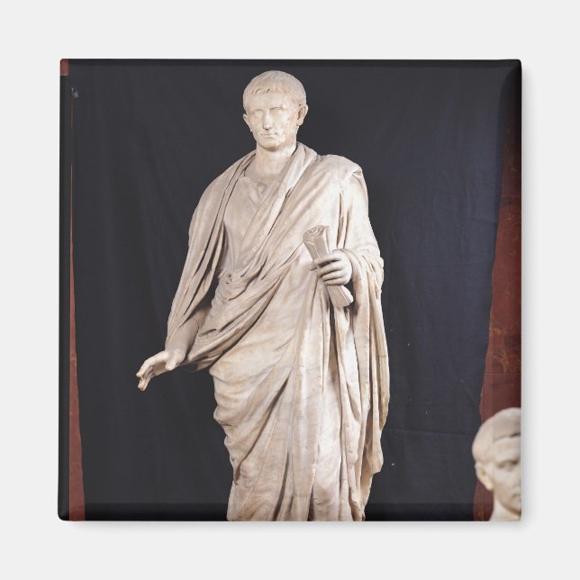Statue of Caesar Augustus Magnet (Front)