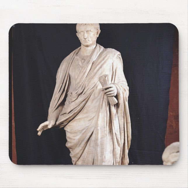 Statue of Caesar Augustus Mouse Pad (Front)