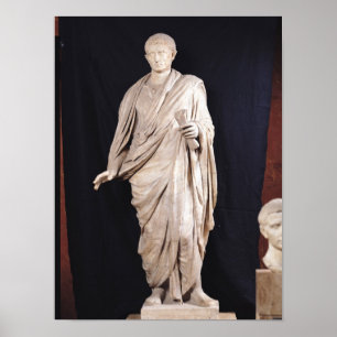 Statue of Caesar Augustus Poster