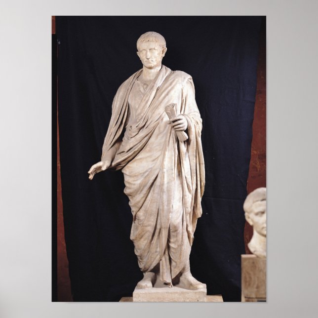 Statue of Caesar Augustus Poster (Front)