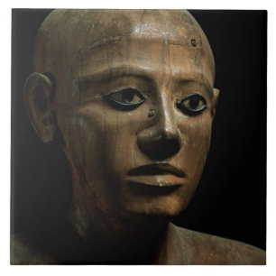 Statue of Chancellor Nakhti, from Asyut, early Mid Ceramic Tile