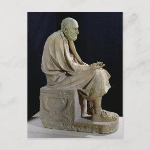 Statue of Chrysippus the Greek philosopher Postcard