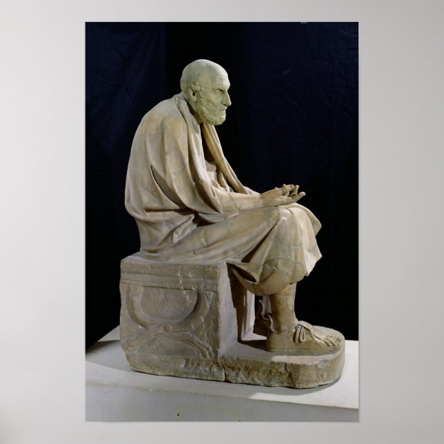 Statue of Chrysippus  the Greek philosopher Poster (Front)