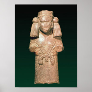 Statue of Coatlicue, ancient earth and mother Poster