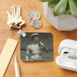 Statue of David by Michelangelo Key Ring