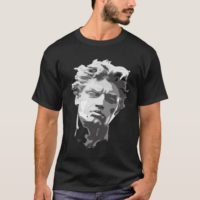 Statue of David by Michelangelo T-Shirt (Front)