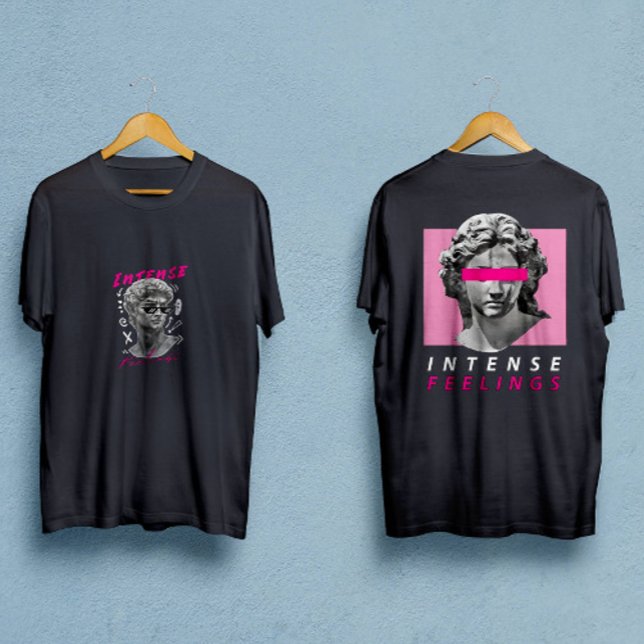 Statue of David with glasses intense feelings T-Shirt (Creator Uploaded)