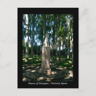 Statue of Dionysos - Chirivel, Almeria, Spain Postcard