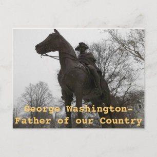 Statue of George Washington Morristown New Jersey Postcard