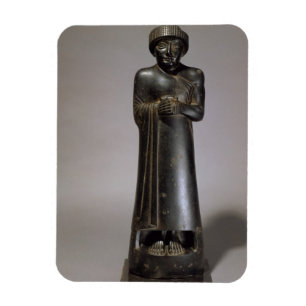 Statue of Gudea, Prince of Lagash, Neo-Sumerian, f Magnet