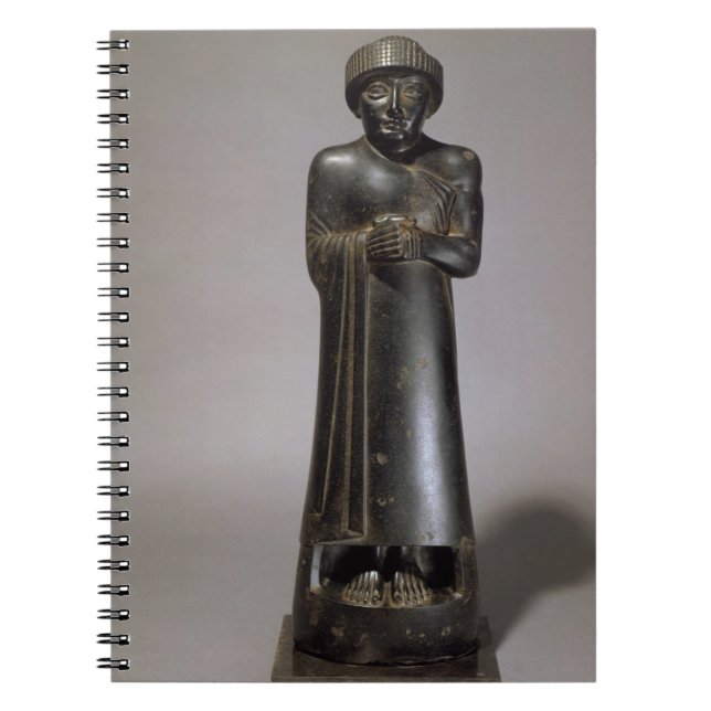 Statue of Gudea, Prince of Lagash, Neo-Sumerian, f Notebook (Front)