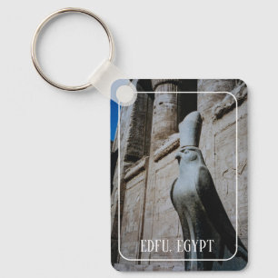 Statue of Horus, Edfu Temple, Egypt Keychain