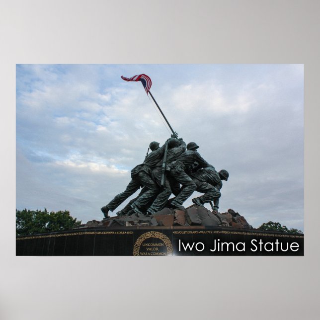 Statue of Iwo Jima Poster (Front)
