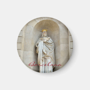 statue of James I The Conqueror, Barcelona Magnet