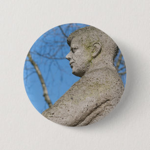 Statue of John F. Kennedy in Bonn 6 Cm Round Badge