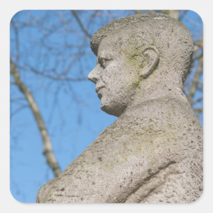 Statue of John F. Kennedy in Bonn Square Sticker