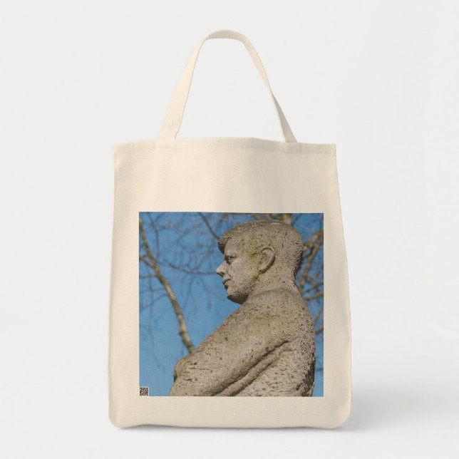 Statue of John F. Kennedy in Bonn Tote Bag (Front)