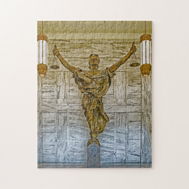 Statue of Justice New York. Jigsaw Puzzle (Vertical)
