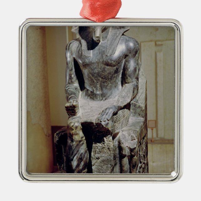 Statue of Khafre Metal Ornament (Front)