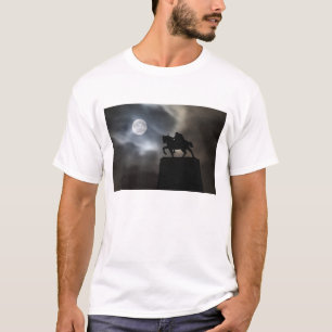 Statue of King Kralja Tomislava silhouetted T-Shirt