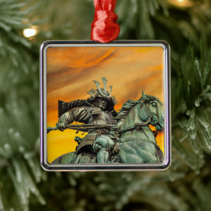 Statue of Kusunoki Masashige, Japan Metal Ornament
