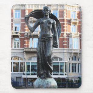 Statue of Lady Fortuna, Amsterdam Mouse Pad