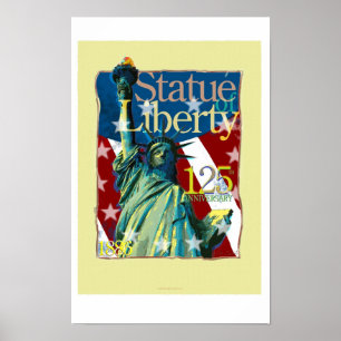 Statue of Liberty 125th Anniversary Poster