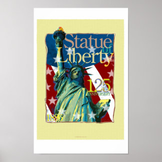 Statue of Liberty 125th Anniversary Poster