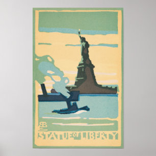 Statue of Liberty (1916) by Rachael Robinson Elme Poster