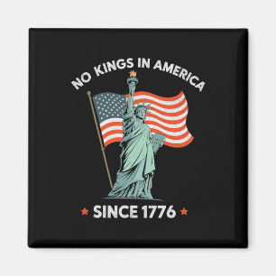 Statue Of Liberty 4th July No Kings In America Sin Magnet