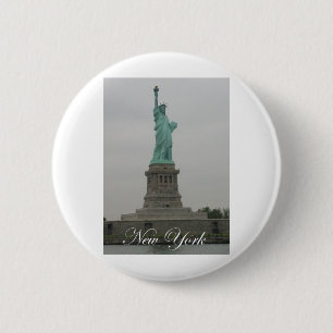 Statue of Liberty 6 Cm Round Badge