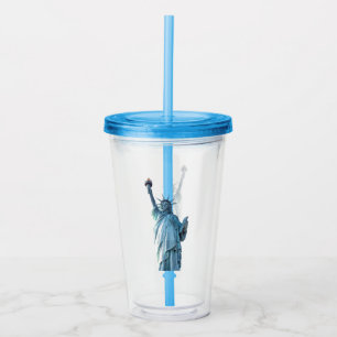Statue of liberty acrylic tumbler