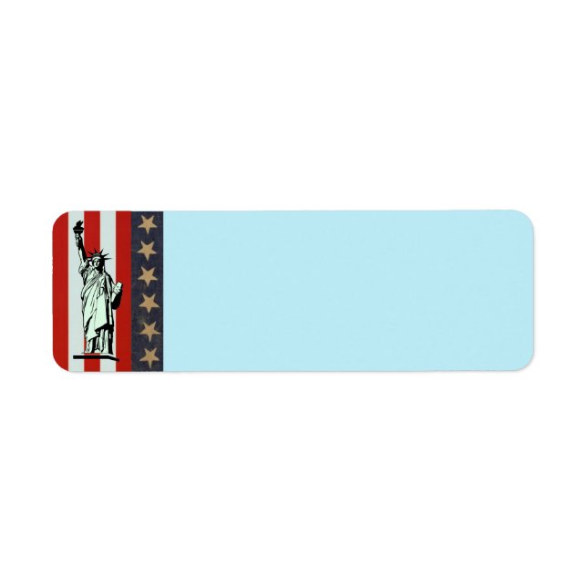 Statue of Liberty Address Label Return Address Label (Front)
