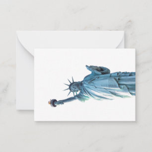 Statue of liberty   advice card