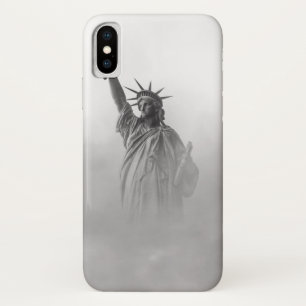 Statue of Liberty America Black and White iPhone X Case