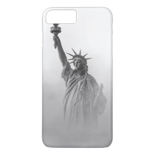 Statue of Liberty America Black and White iPhone 8 Plus/7 Plus Case