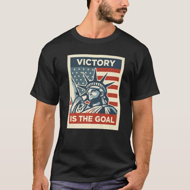 Statue of liberty America's symbol of freedom hope T-Shirt (Front)