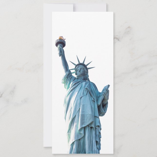 Statue of liberty  announcement (Front)
