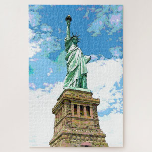 Statue of Liberty Art Jigsaw Puzzle