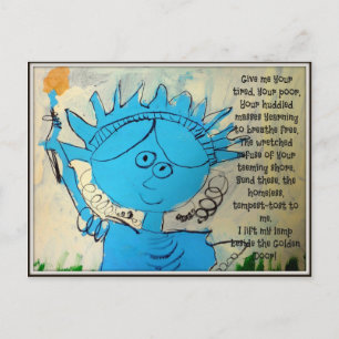 Statue of Liberty Art Postcard