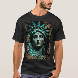 Statue Of Liberty  Artistic Rendering  Lady Libert T-Shirt