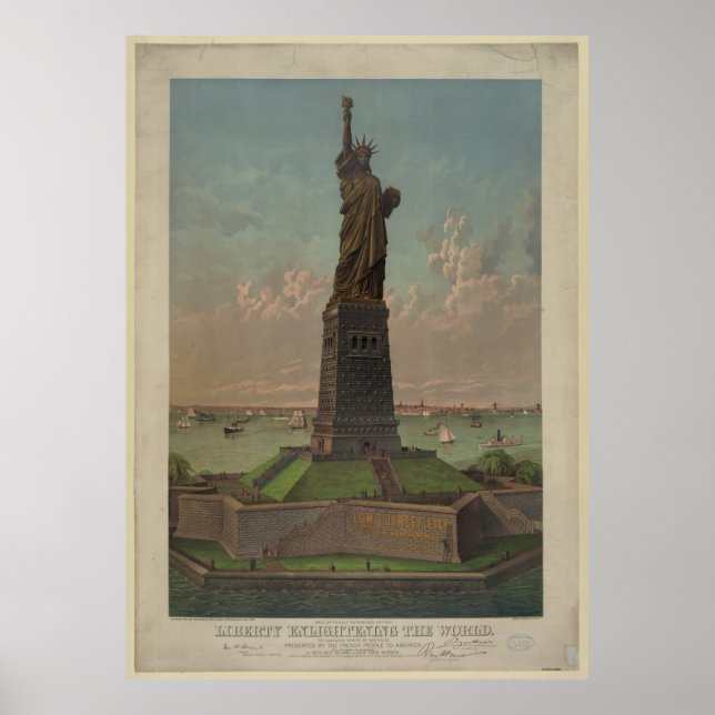 Statue of Liberty Artwork Poster (Front)